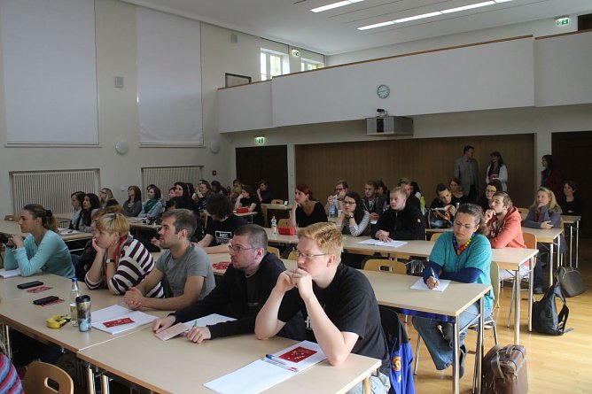 Mehr Frauen f&uuml;r die "MINT" Berufe - an der Nordh&auml;user Hochschule wurde heute &uuml;ber "Diversity" diskutiert (Foto: Angelo Glashagel)