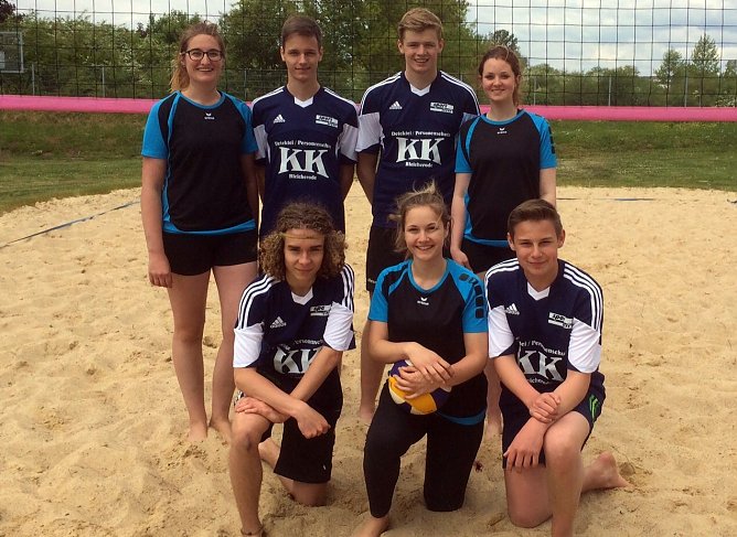 Volleyball am Kiesteich (Foto: privat)