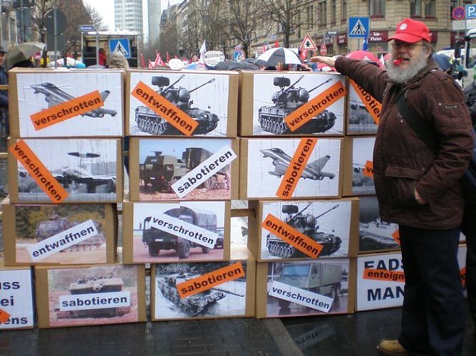 Demo in Frankfurt (Foto: Buntfu&szlig;)