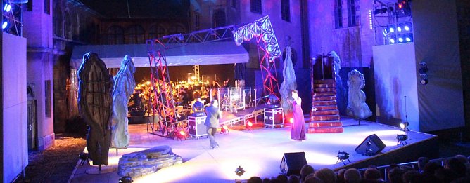 Musical Night im Sondersh&auml;user Schlosshof (Foto: Angelo Glashagel)