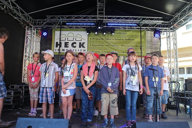 21 Kinder hat die Dritte Welt Initiative auch in diesem Jahr ein paar sch&ouml;ne Wochen in Nordhausen erm&ouml;glichen k&ouml;nnen (Foto: Angelo Glashagel)