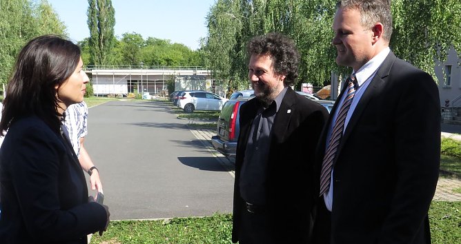Begr&uuml;&szlig;ung durch Vertreter der Hochschulleitung (Foto: nnz)