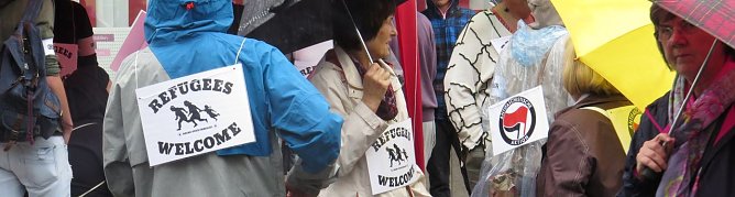 Die Linke versammelt sich (Foto: nnz)