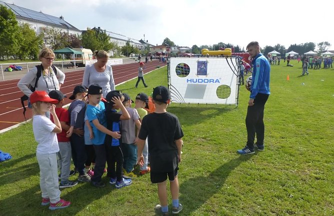 Wacker war beim Schulanfangsaktionstag mit dabei (Foto: Dieter K&ouml;hler)