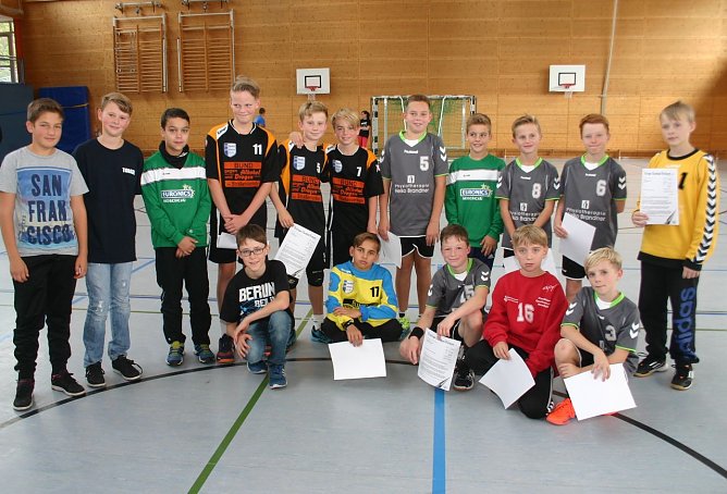 M&auml;nnlicher Handball-Nachwuchs (Foto: Uwe Tittel)