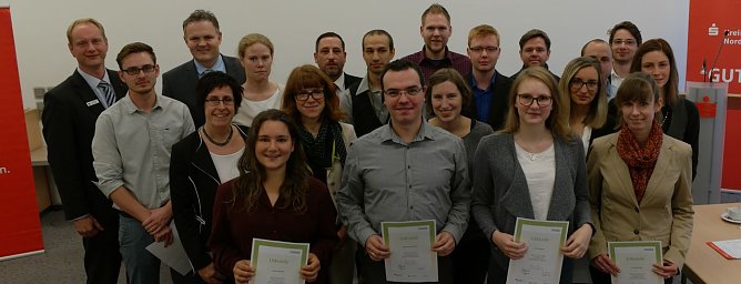 Stipendiaten und Stifter (Foto: nnz)