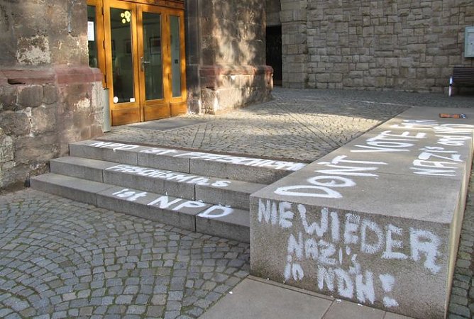 Schmierereien (Foto: P. Grabe)