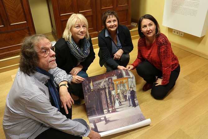 Besser Zusammenarbeit, mehr "Charakter" in Nordhausens Museen- v.l. J&uuml;rgen Rennebach, Hannelore Haase, Rosemarie Hilger, Susanne Hinsching (Foto: Angelo Glashagel)