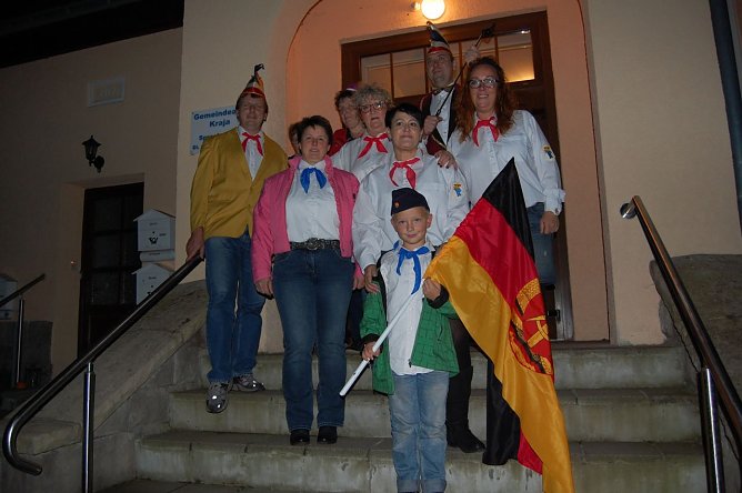 Auch in Kraja &uuml;bernahmen die Narren gestern das Regiment (Foto: Ilona Scharff)