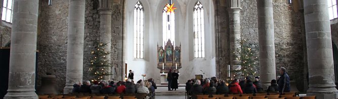 Friedensgebete in der Ellricher St. Johanniskirche (Foto: Angelo Glashagel)