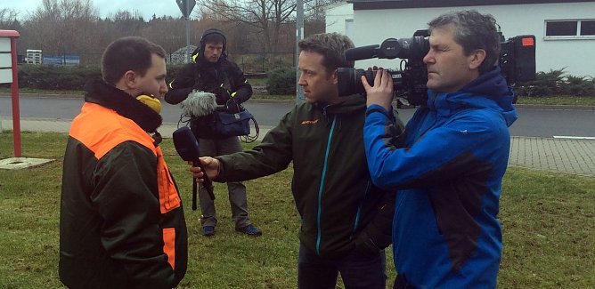 Besuch vom Fernsehen (Foto: privat)