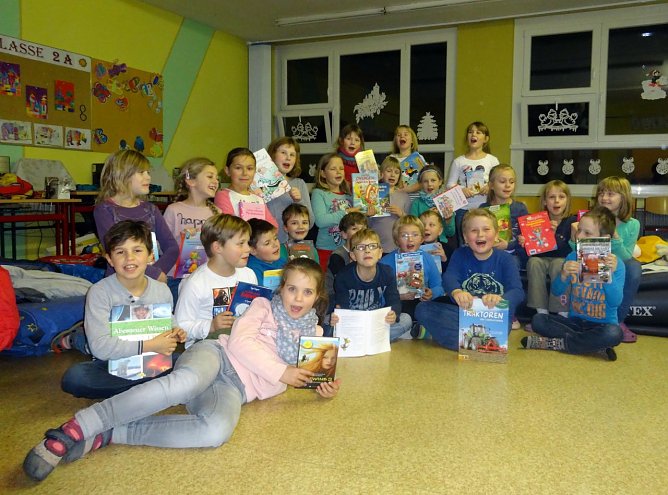 Lesenacht in der Grundschule G&ouml;rsbach (Foto: Pressestelle Landratsamt)
