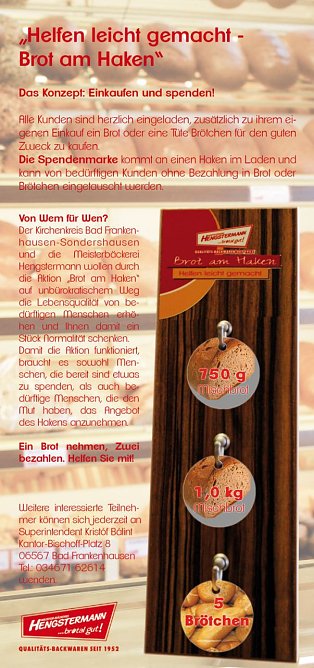 Brot am Haken – Erfolgsgeschichte geht weiter (Foto: Evangelischer Kirchenkreis Bad Frankenhausen - Sondershausen) Brot am Haken – Erfolgsgeschichte geht weiter (Foto: Evangelischer Kirchenkreis Bad Frankenhausen - Sondershausen)