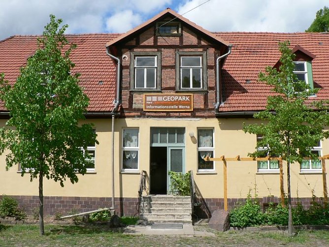 Informationsstelle in Werna (Foto: RVH)