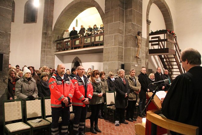 Johanniter Gottesdienst in der Frauenbergkirche Nordhausen (Foto: Angelo Glashagel)