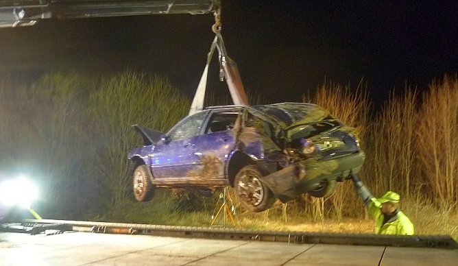 Unfall auf der Autobahn 38 (Foto: API)