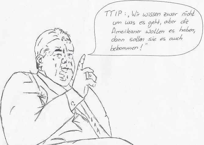 Karikatur (Foto: H. Buntfu&szlig;)