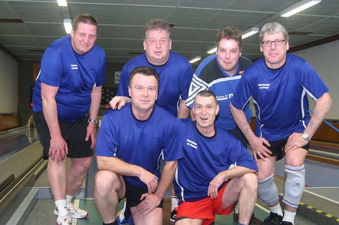 Neue Kreismeister im Kegeln - die Mannschaft des Handwerk Nordhausen (Foto: Uwe Tittel)