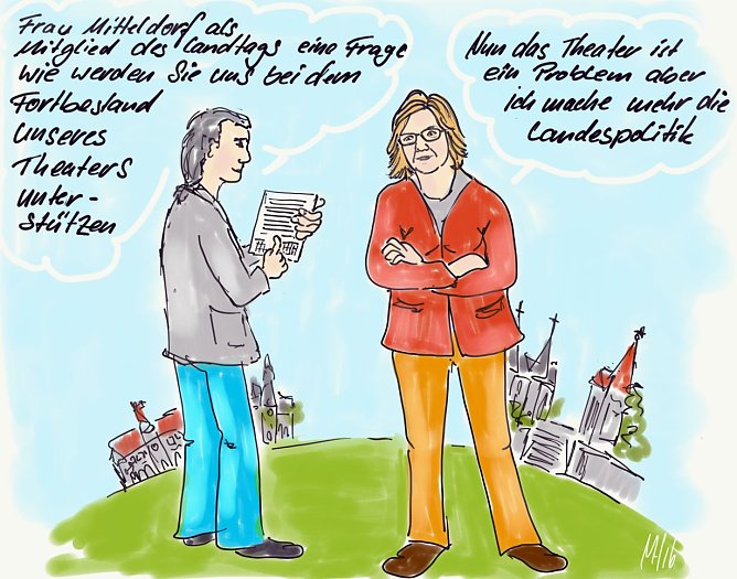 Karikatur (Foto: Martin H&ouml;fer)