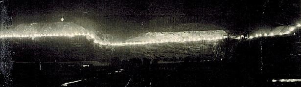 Kohnstein in Flammen (Foto: Archiv Sch&auml;fer)