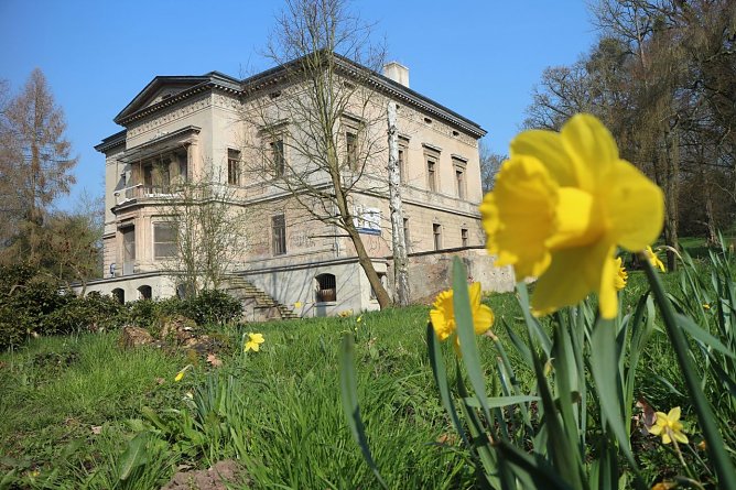 Der Fr&uuml;hling hat schon lange Einzug gehalten im Park Hohenrode (Foto: Angelo Glashagel)