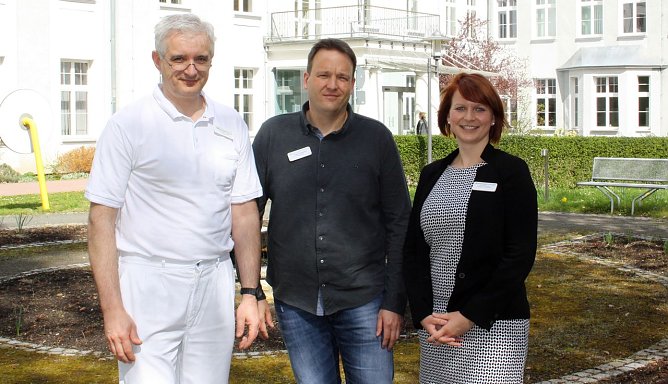 Von links: Kohler, Eckebrecht, Naumann (Foto: Helios Bleicherode)