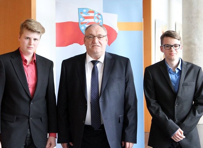 Zu Besuch im Landtag (Foto: privat)