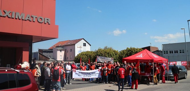 Auftakt zum Arbeitskampf der IG Metall in Nordhausen (Foto: Angelo Glashagel) Auftakt zum Arbeitskampf der IG Metall in Nordhausen (Foto: Angelo Glashagel)
