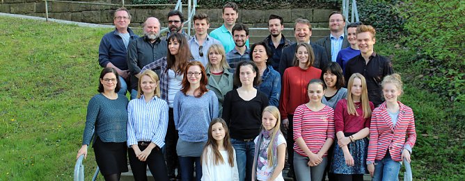 Ensemble zum Probenstart in Sondershausen (Foto: Karl-Heinz Herrmann) Ensemble zum Probenstart in Sondershausen (Foto: Karl-Heinz Herrmann)