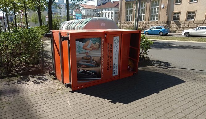 Chaoten am Werk (Foto: Peter Blei)