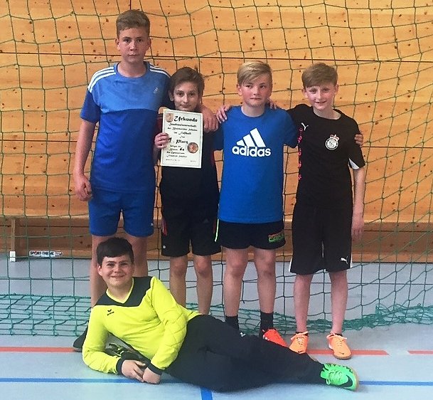 Sieger der Klasse 6a des Bleicher&ouml;der Schillergymnasiums (Foto: Johannes Eichhorn)