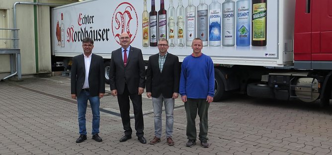 Von links: Andreas Blanke, Robert Becke, Christoph Blanke und Michael Kirsten (Foto: nnz)