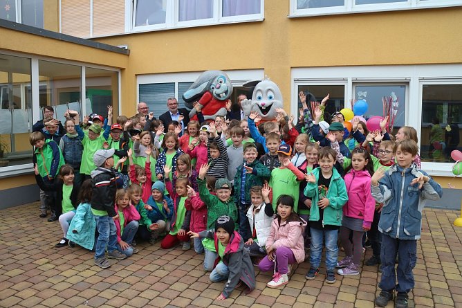 Der Speedy Wanderpokal ging in diesem Jahr an die Montessorie Grundschule in Nordhausen (Foto: Angelo Glashagel)