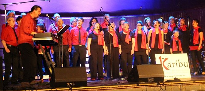 Karibu beim Auftritt in Leipzig (Foto: privat)