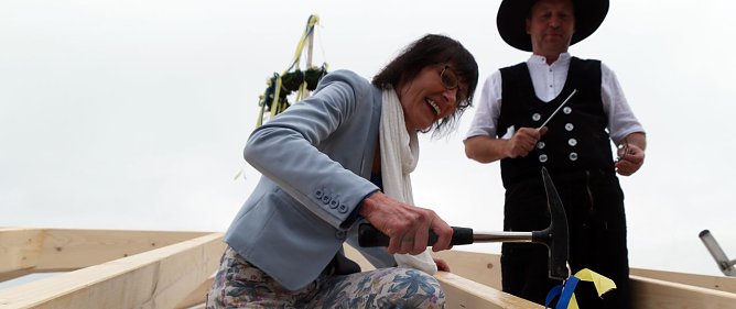 Den Nagel eingeschlagen: Heike Umbach (Foto: nnz)