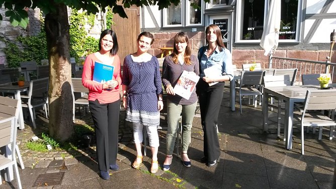 Vergangenen Donnerstag empfing der Europa-Service Nordth&uuml;ringen (ESN) Besuch von der Sprachschule Carlos V aus Spanien (Foto: Europa Service Nordth&uuml;ringen)