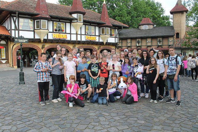 Ausflug der Regelschule Niedersachswerfen in den Heidepark (Foto: Laura Bode)