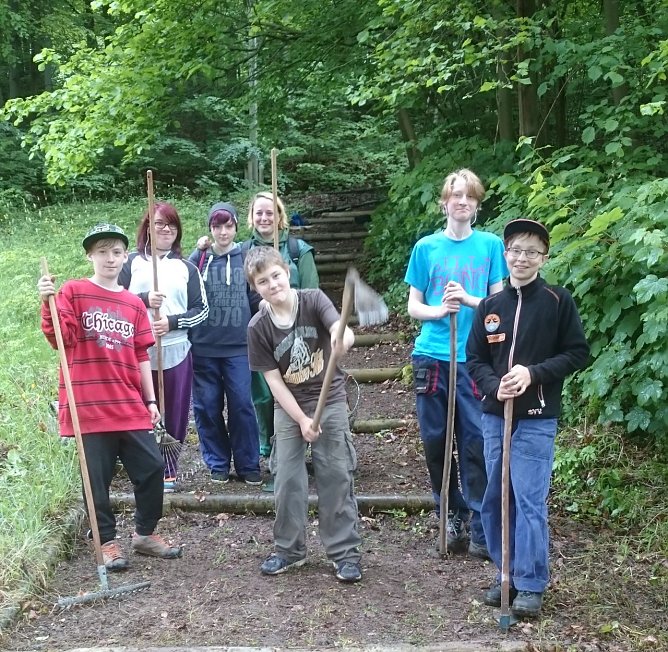 Umweltpraktikum der Albert-Schweizer-Schule Bleicherode (Foto: J&ouml;rg Lorenz)