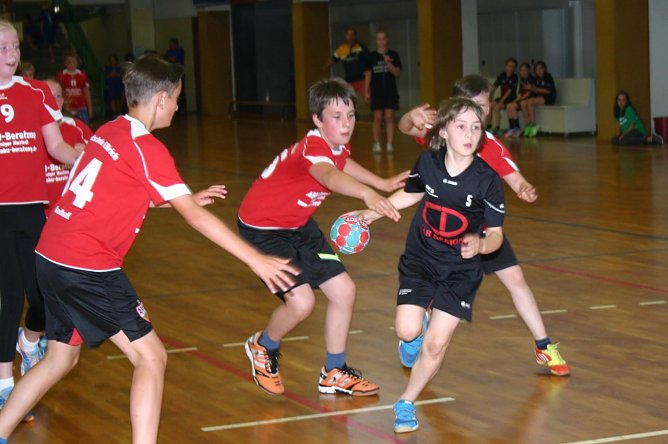 Die Kreismeistertitel holten die Grundschulen Niedersachswerfen und Petersdorf (Foto: Uwe Tittel)