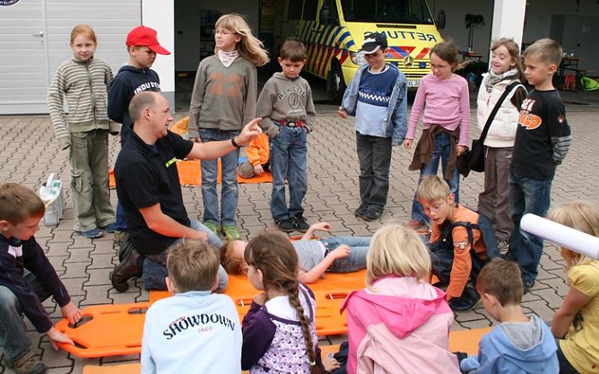 Besuch beim Rettungsdienst (Foto: nnz) Besuch beim Rettungsdienst (Foto: nnz)