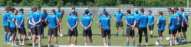 Auftakt zum heutigen Training (Foto: nnz)