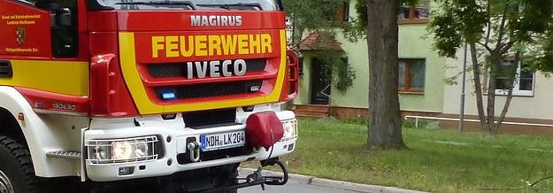 Brand in Bleicherode (Foto: nnz) Brand in Bleicherode (Foto: nnz)