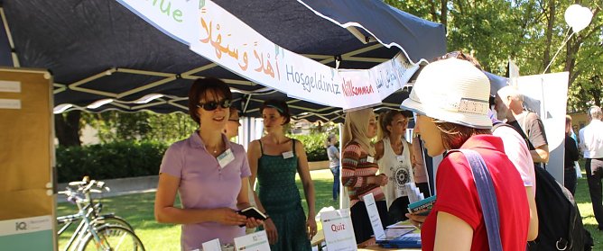 Beim Willkommensfest dabei (Foto: privat)