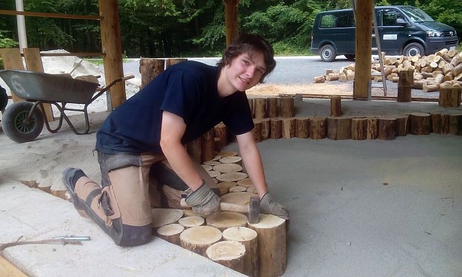 Der des Artikels bei der Arbeit (Foto: privat)