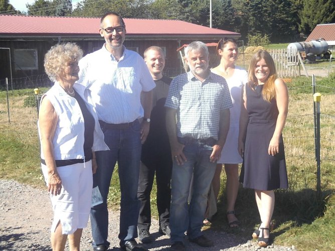 Am vergangenen Freitag war Olaf M&ouml;ller, Staatssekret&auml;r des Th&uuml;ringer Umweltministeriums mit Vertretern des Kreisverbandes der Nordh&auml;user Gr&uuml;nen im S&uuml;dharz unterwegs (Foto: B&uuml;ndnis 90/Die Gr&uuml;nen KV Nordhausen)