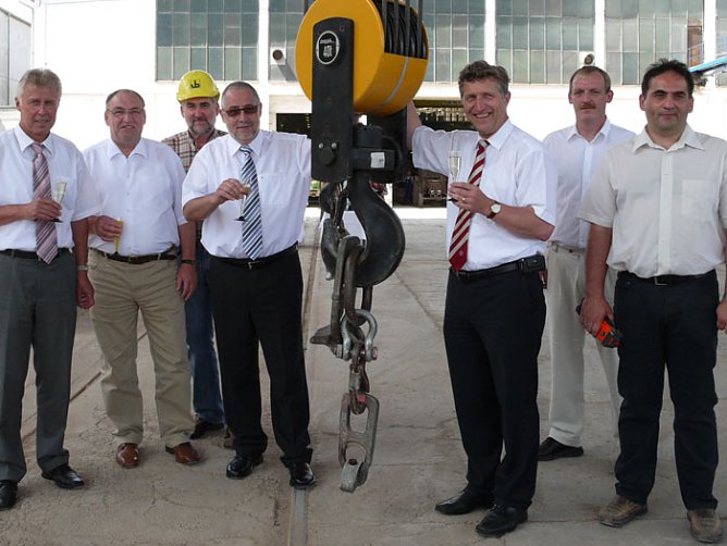 Per Knopfdruck eingeweiht (Foto: HABAU)