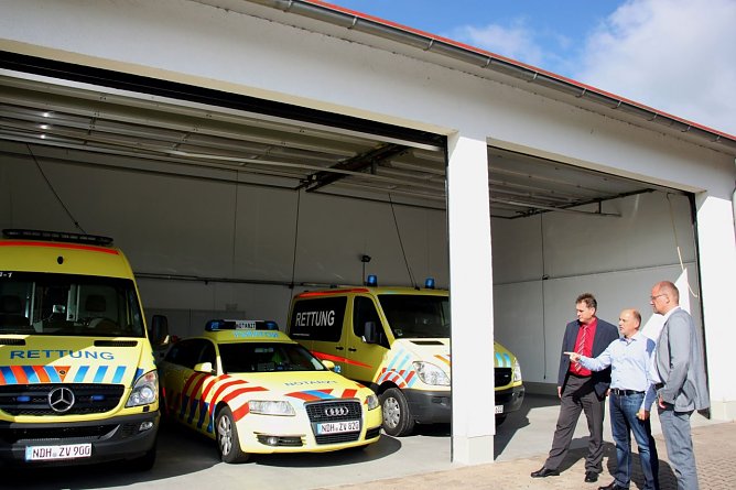 Landrat Matthias Jendricke war gestern zu Gast in Ellrich (Foto: Pressestelle Landratsamt Nordhausen)