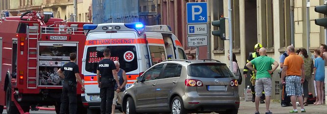 Wohnungsbrand mit vier Verletzten (Foto: nnz)