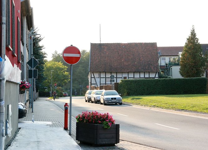 Blick von der Ellricher Heimstra&szlig;e in Richtung Hospital-und Sandstra&szlig;e (Foto: S. Schedwill)