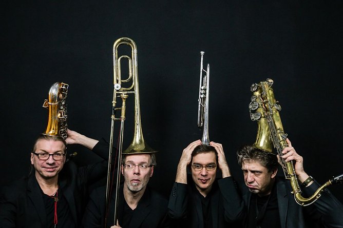 Die "Fun Horns" feiern zum 33. Nordh&auml;user Jazzfest ihr ganz eigenes B&uuml;hnenjubil&auml;um (Foto: Jazzclub Nordhausen)